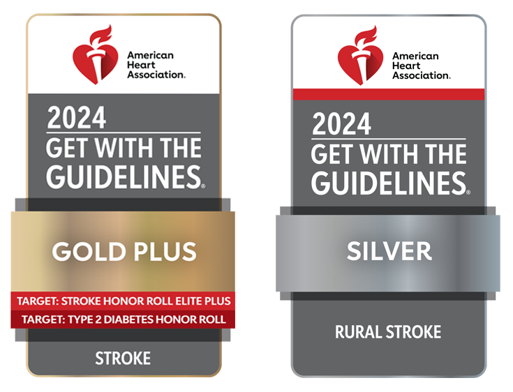 AHA Get With the Guidelines Gold Plus and Silver awards