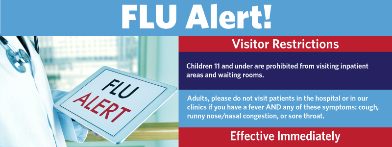 Flu Alert Visitor Restrictions