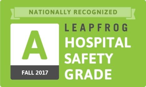 Leapfrog Hospital Safety Grade A Logo