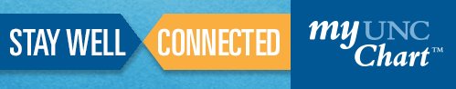 My UNC Chart Stay well Connected Logo.