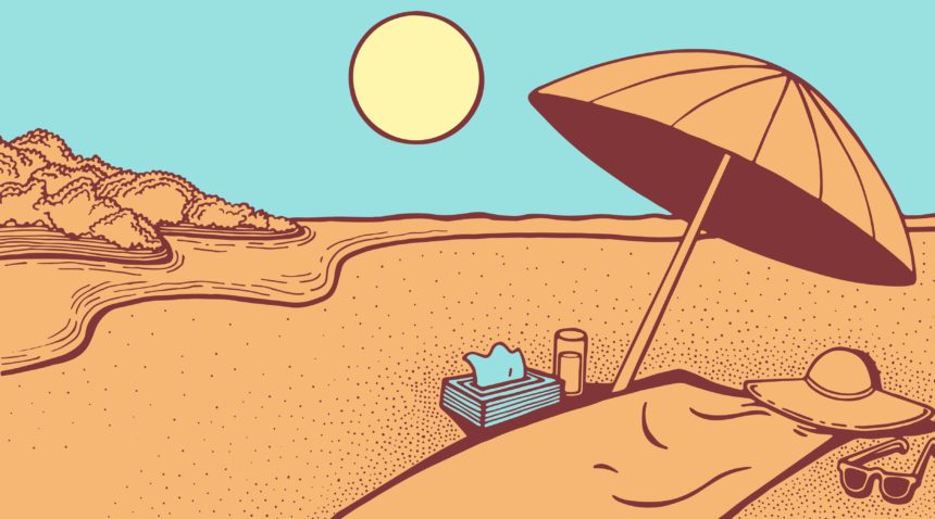 Picture of beach umbrella.