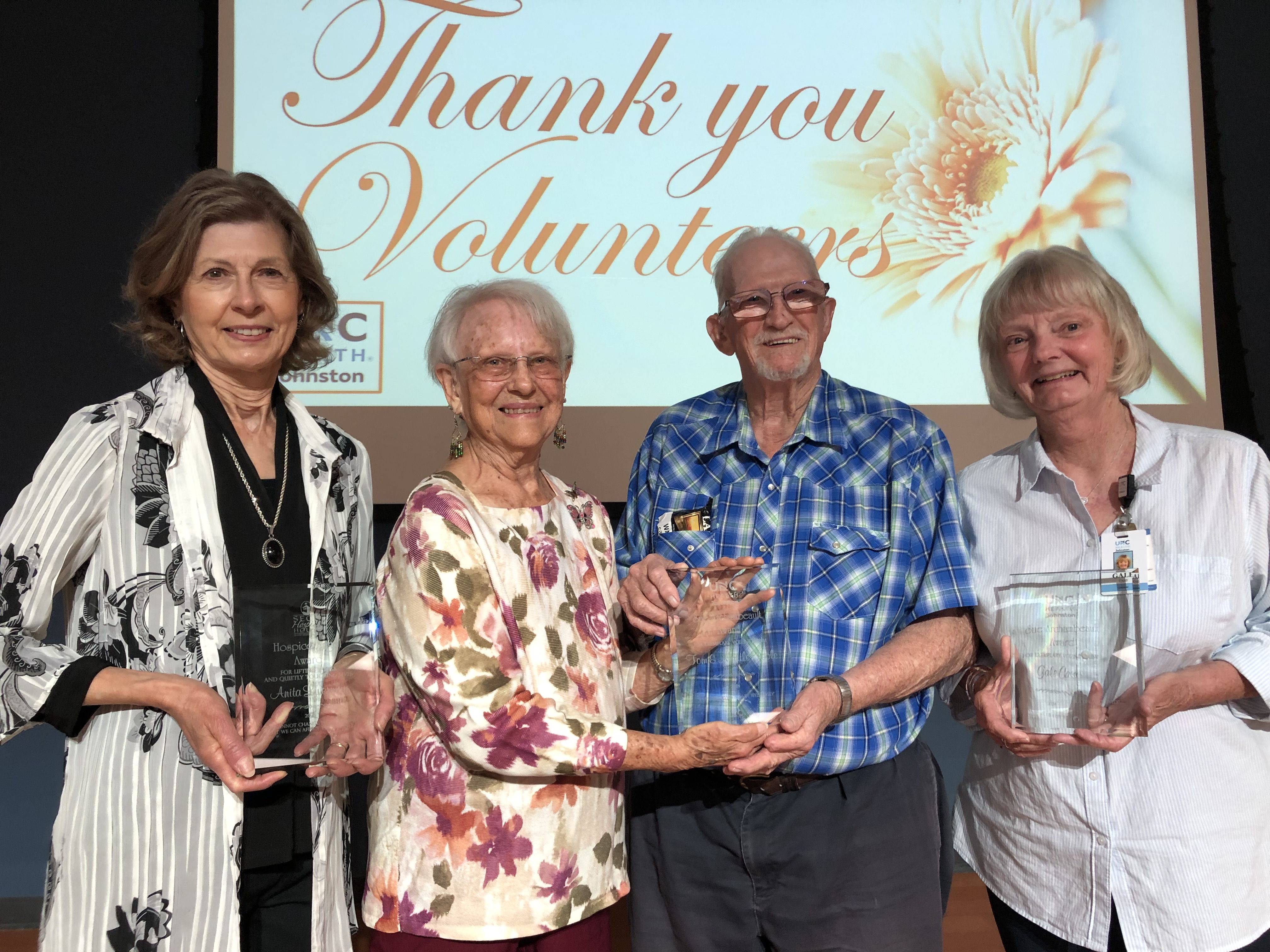 2025 UNC Health Johnston Volunteer award winners