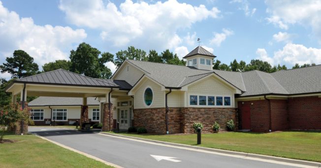 The SECU Hospice House located in Smithfield, NC.