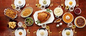 Thanksgiving meal.