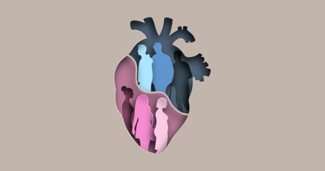 Heart disease differnece between men and women.