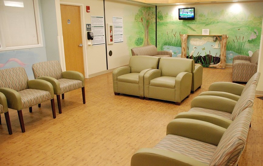 Women's Pavilion waiting area