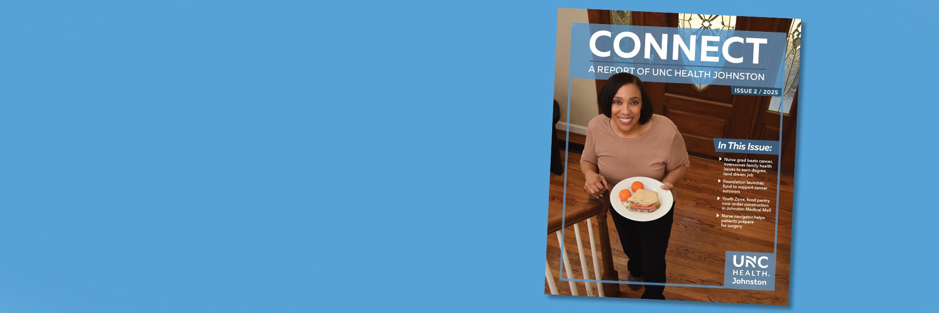UNC Health Johnston Connect front page cover
