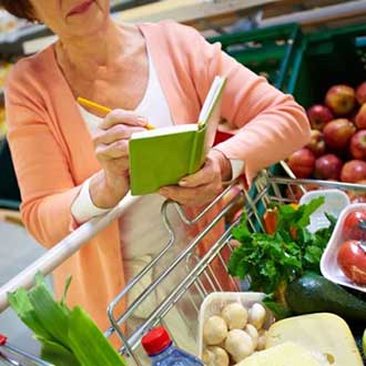 Grocery shopping cart
